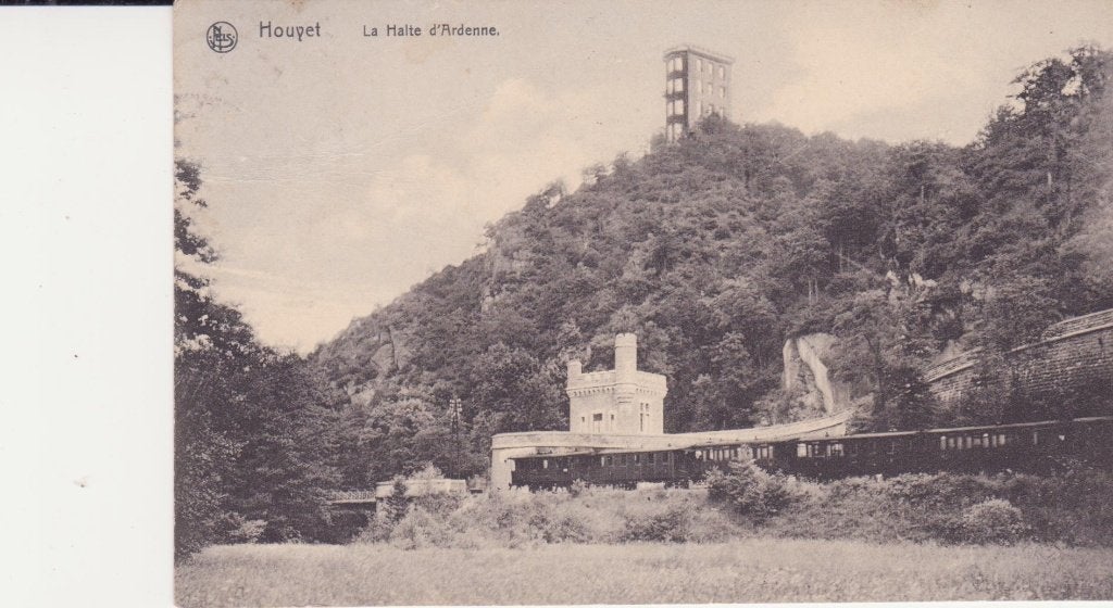 HOUYET -  La Halte d'Ardenne  + 115 Jaar oud !!, Ophalen of Verzenden, Voor 1920, Gelopen, Namen