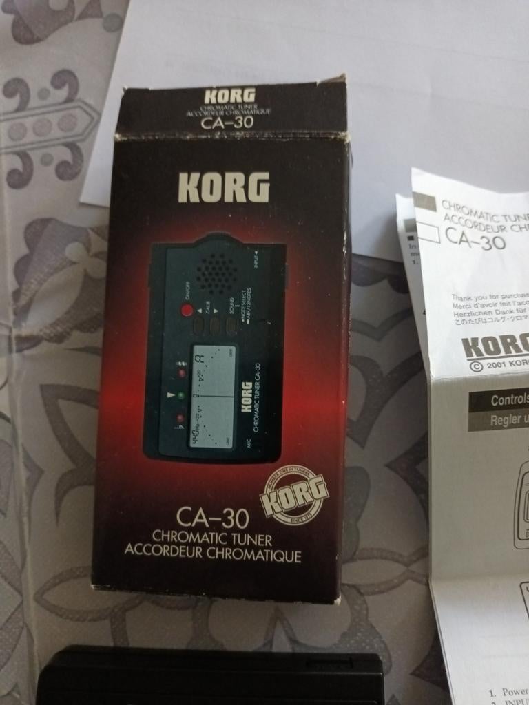 Accordeur chromatique Korg, Enlèvement