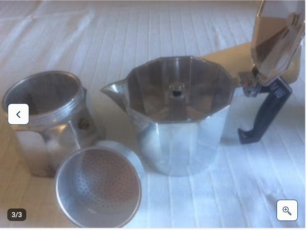 Canette à expresso pour 1 personne, Maison & Meubles, Cuisine | Casseroles & Poêles, Enlèvement ou Envoi, Comme neuf, Autres types