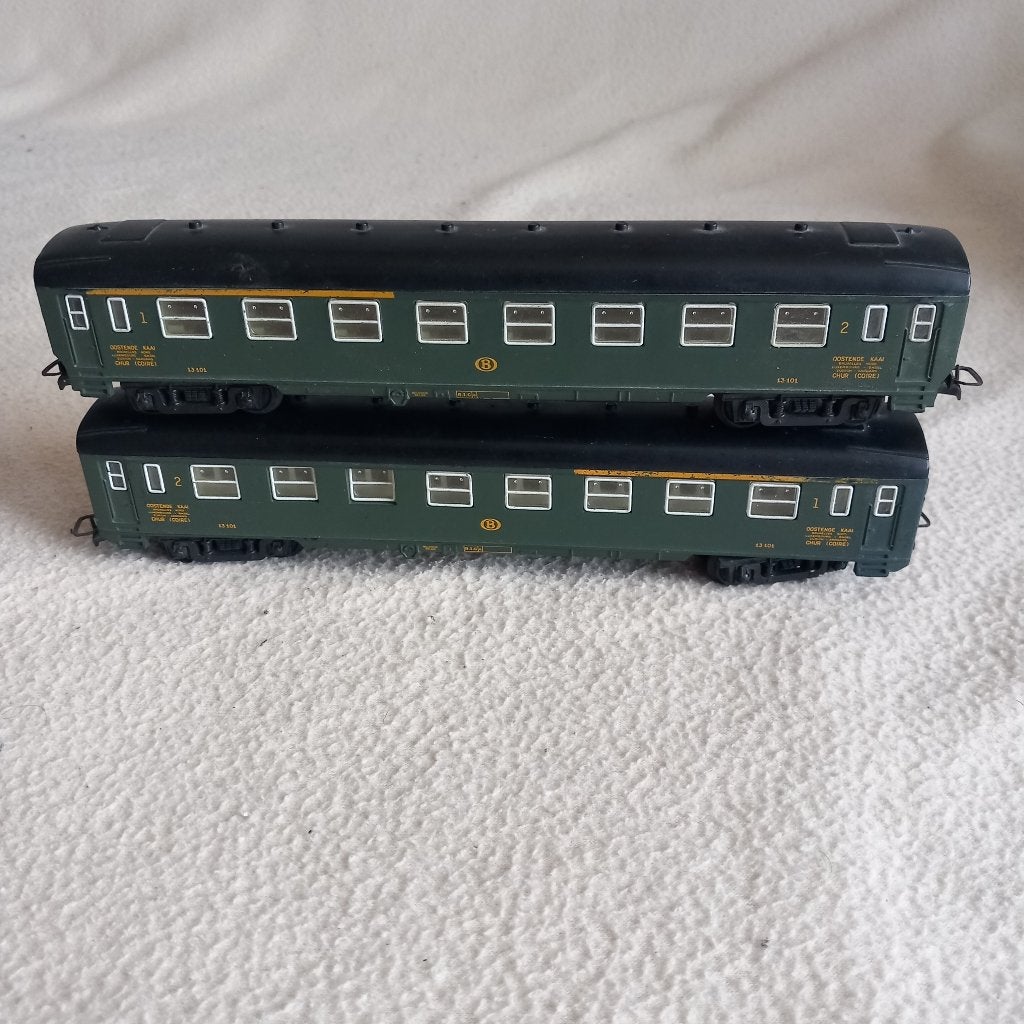 Jouef HO - NMBS wagons, Hobby en Vrije tijd, Gebruikt, Jouef, Gelijkstroom of Wisselstroom, Wagon