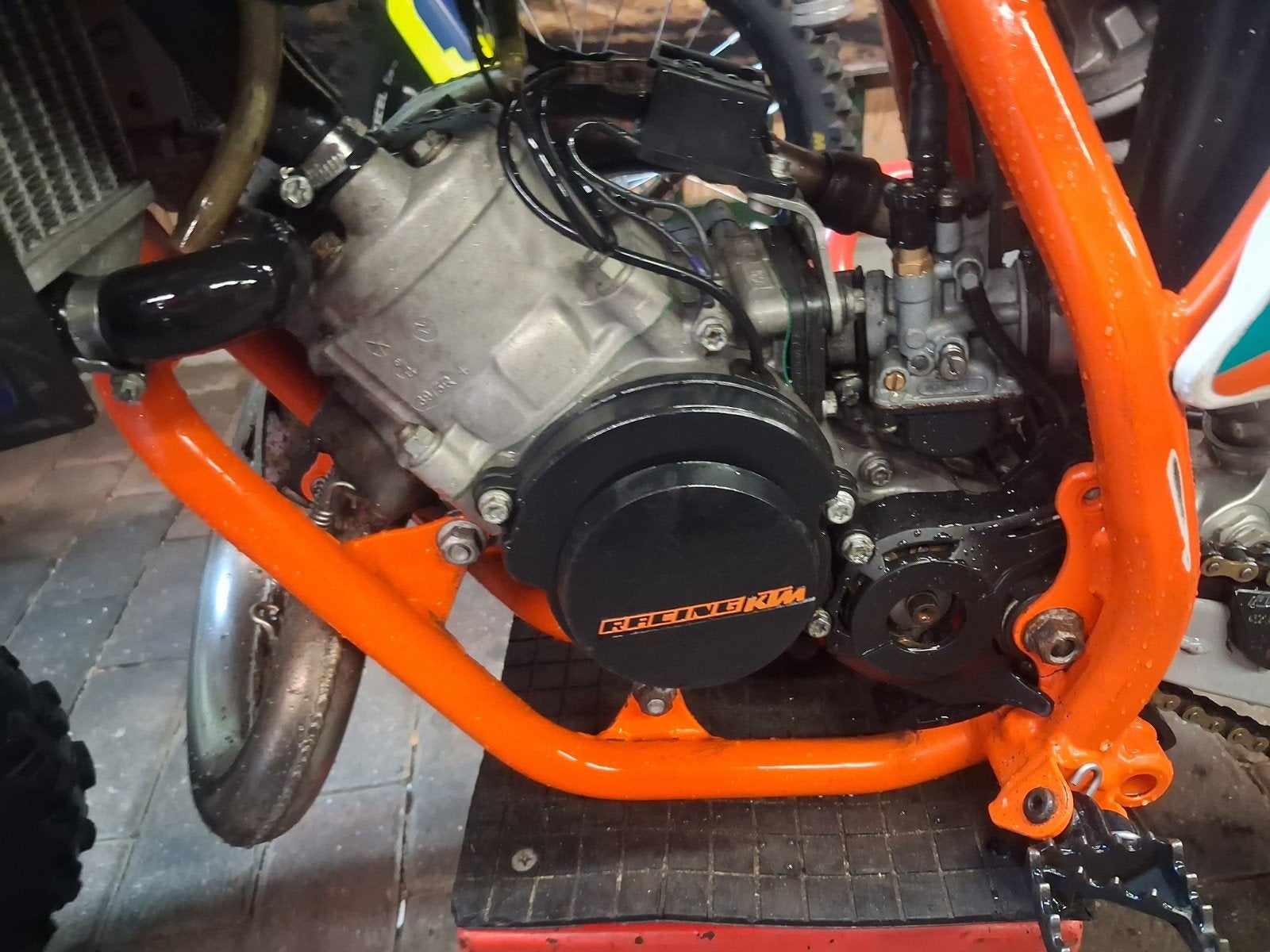 crossmotor ktm sx 50, Ophalen
