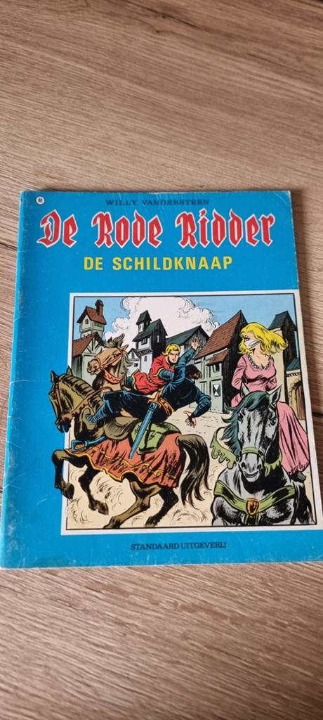 Strip De rode ridder - 80 De schildknaap, Eén stripboek, Ophalen of Verzenden, Gelezen, Willy Vandersteen