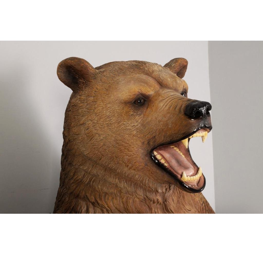 Bear Grizzly Growling – Beer beeld Hoogte 209 cm, Verzamelen, Dierenverzamelingen, Ophalen, Nieuw