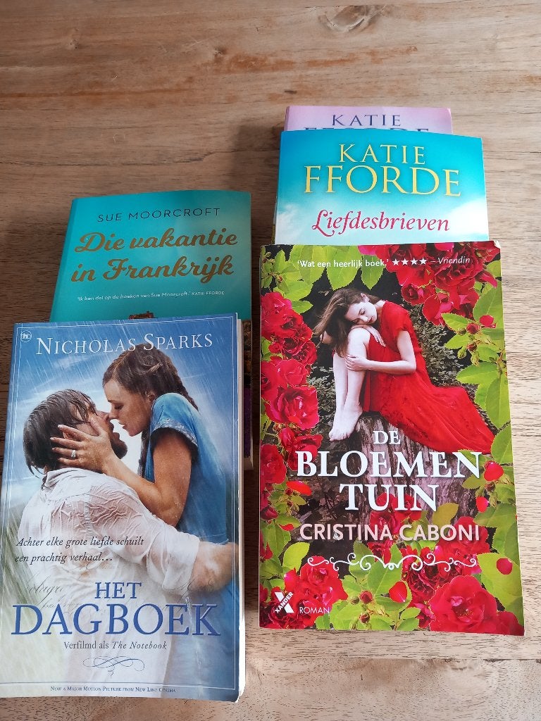 Pakket met 5 romans, Boeken, Ophalen, Gelezen