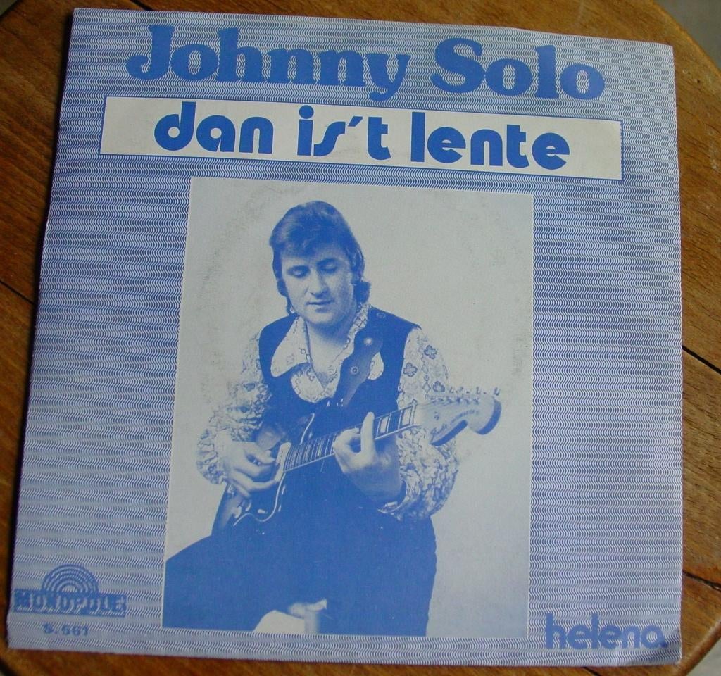45T 7INCH VINYL SINGLE JOHNNY SOLO  -LABEL MONOPOLE-, Cd's en Dvd's, Vinyl | Nederlandstalig, Ophalen of Verzenden