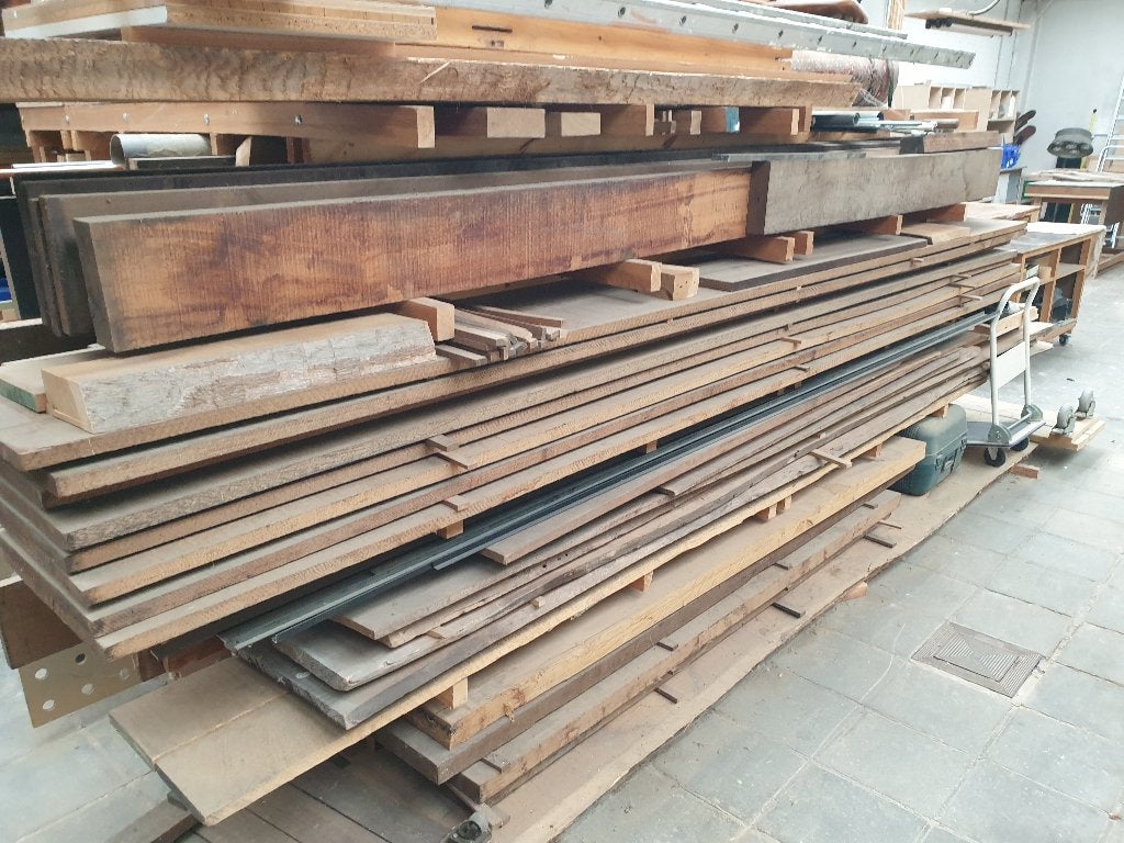Mooie planken Wenge massief 1 en 2 duim (totaal 0.7m3), Bricolage & Construction, Bois & Planches, Neuf, 300 cm ou plus, Autres essences de bois