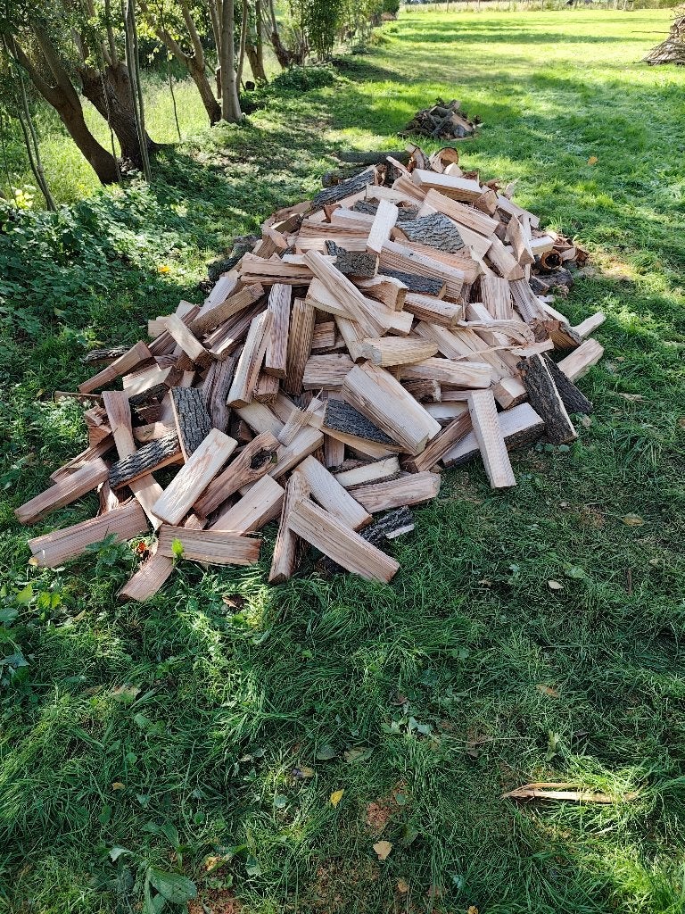 Bois de chauffage sec, 3 à 6 m³, Enlèvement ou Envoi, Autres essences de bois, Bûches