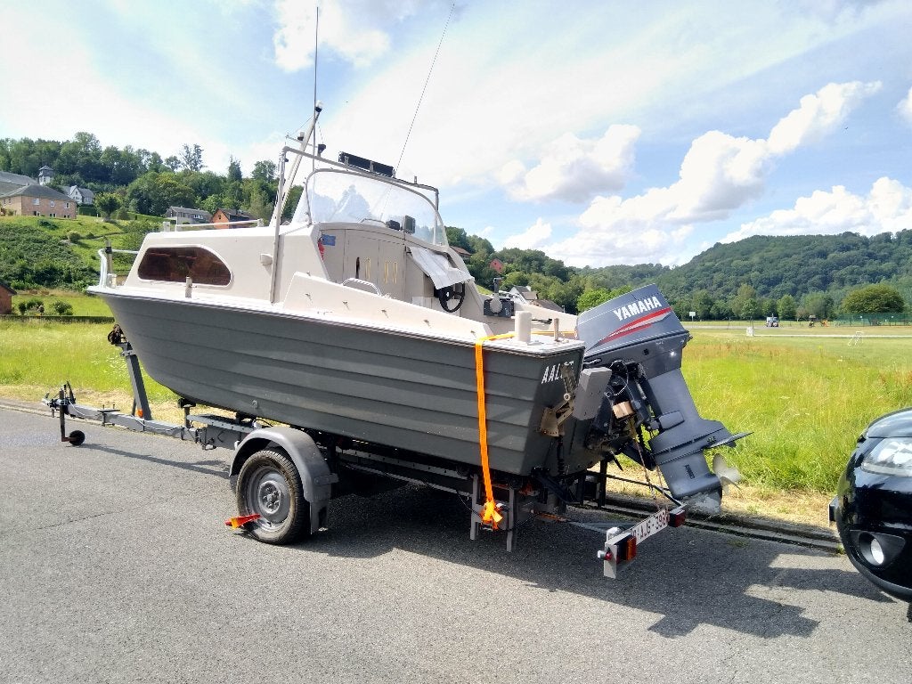 Gestript en vernieuwd, Watersport en Boten, Vis- en Consoleboten, Gebruikt, Elektrische start, Benzine, 30 tot 50 pk, Buitenboordmotor