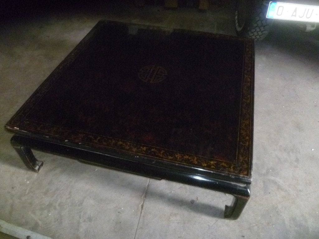 GROOTE CHINEESE SALONTAFEL, Antiek en Kunst, Ophalen