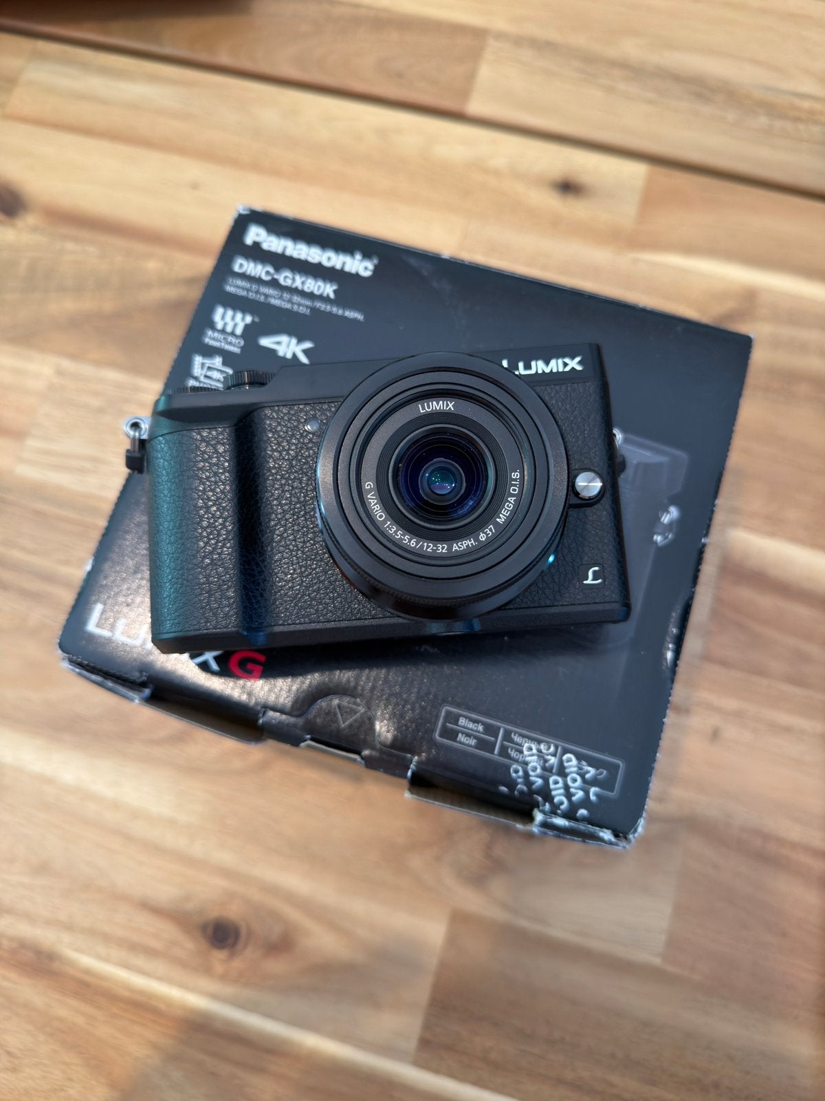 Panasonic Lumix GX80K, Enlèvement, Comme neuf, Batterie, Panasonic