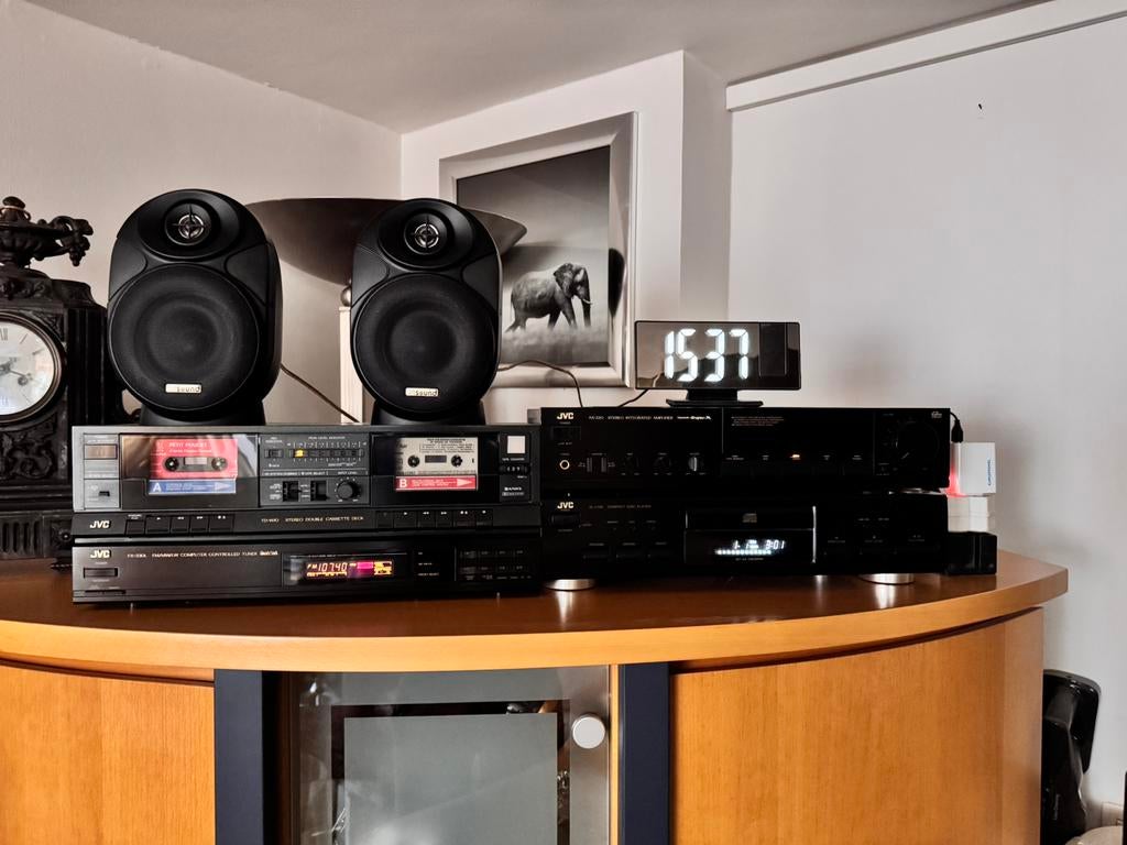 Jvc stereo receiver, Enlèvement, Comme neuf