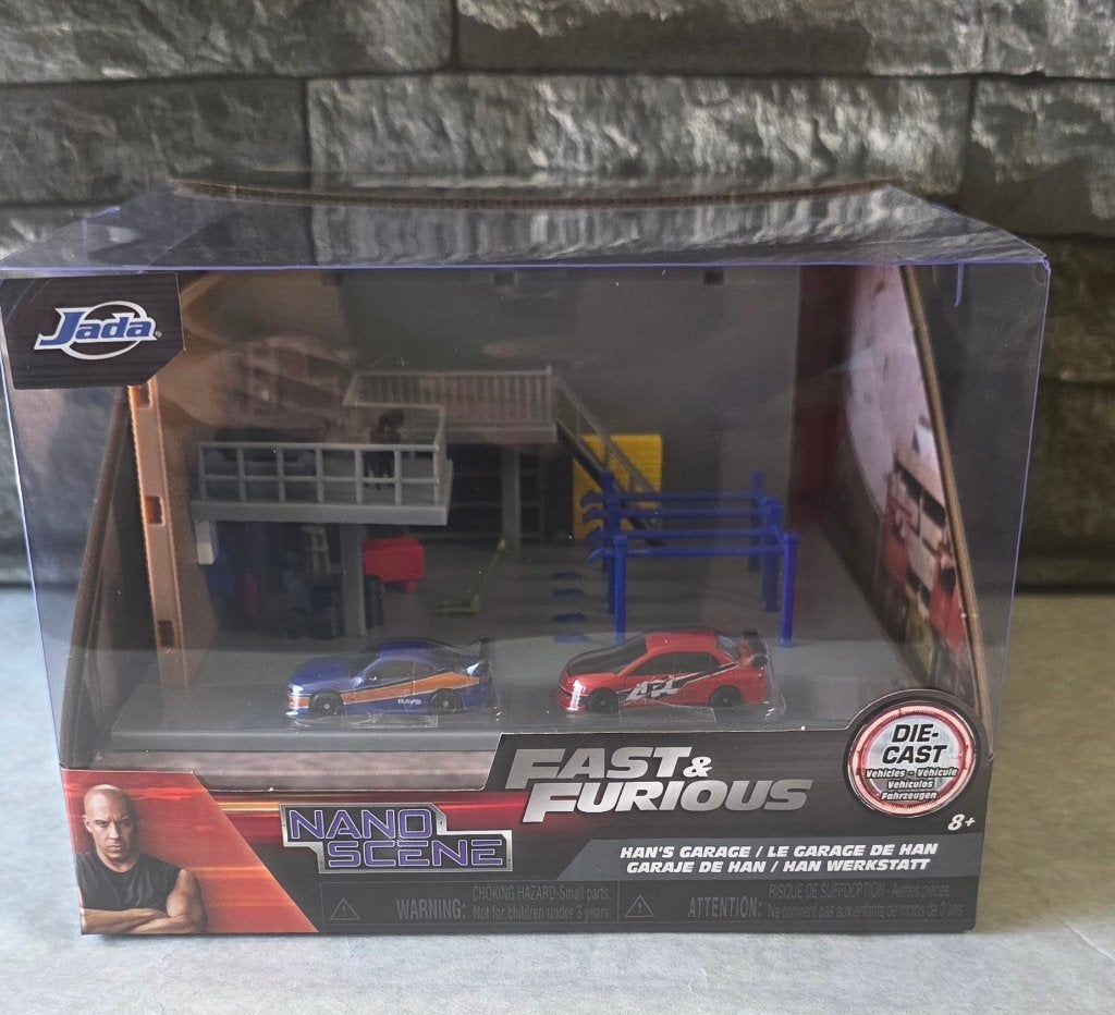 fast and furious Han's Garage Diorama, Hobby & Loisirs créatifs, Neuf, Enlèvement ou Envoi, Voiture, Jada toys