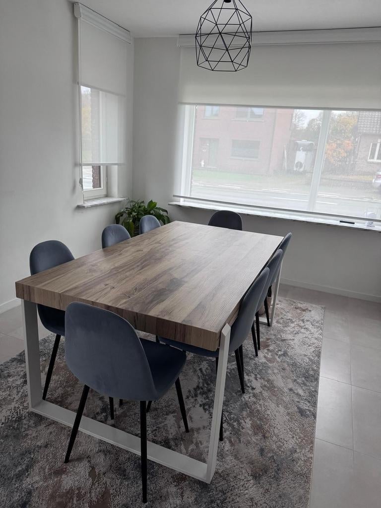 Table à manger avec 8 chaises, Enlèvement, Utilisé