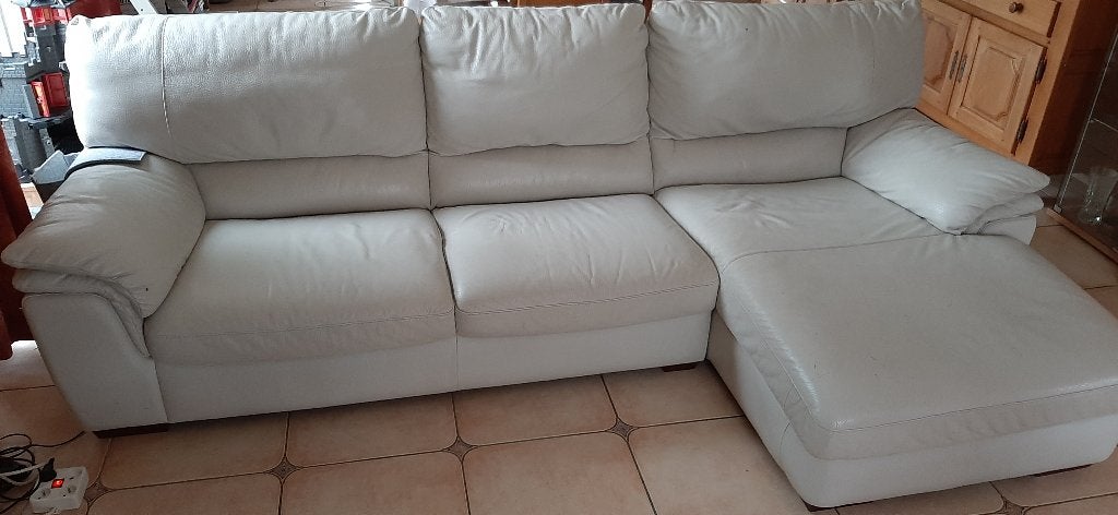 Divan 3 vraies places avec méridienne, Maison & Meubles, Canapés | Salons, Trois personnes, 250 à 300 cm, Banc d'angle, 125 à 150 cm