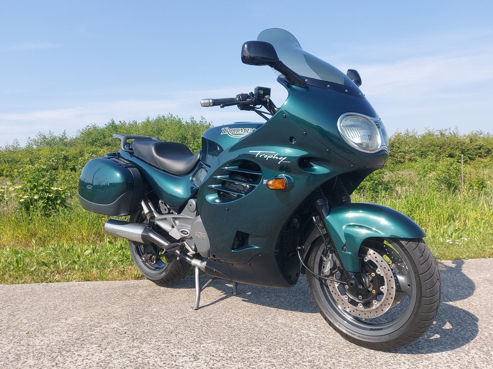 TRIUMP TROPHY 1200 16v DOHC,MET NIEUWE BANDEN+ONDERHOUD !!!, Motoren, Particulier, Sport