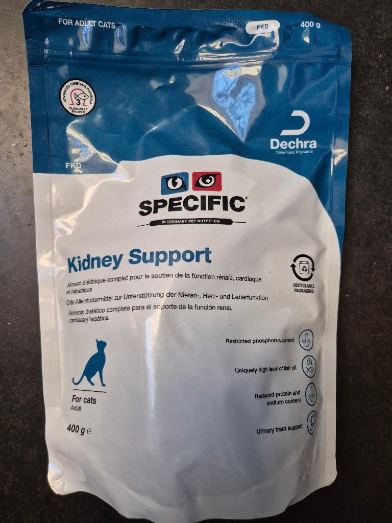 Specific kidney support 400gr chat Brussels Yellow Putte, Enlèvement ou Envoi, Chat