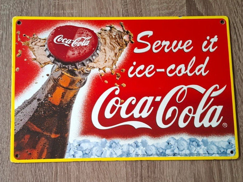 Panneau publicitaire Coca-Cola, Enlèvement, Panneau publicitaire