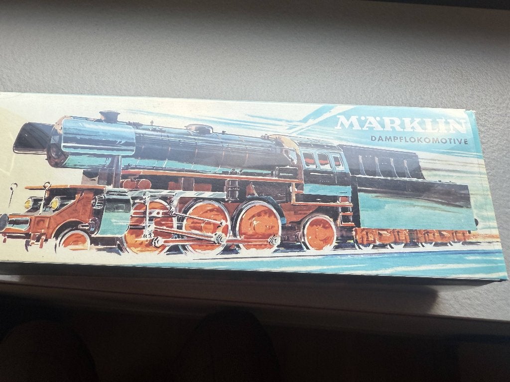 Marklin stoomlocomotief, Hobby en Vrije tijd, Wisselstroom, Locomotief, Ophalen of Verzenden, Zo goed als nieuw
