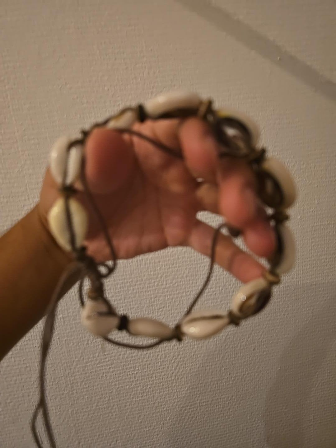 Kaurischelpen ketting – mooie boho stijl, Bijoux, Sacs & Beauté, Enlèvement, Brun