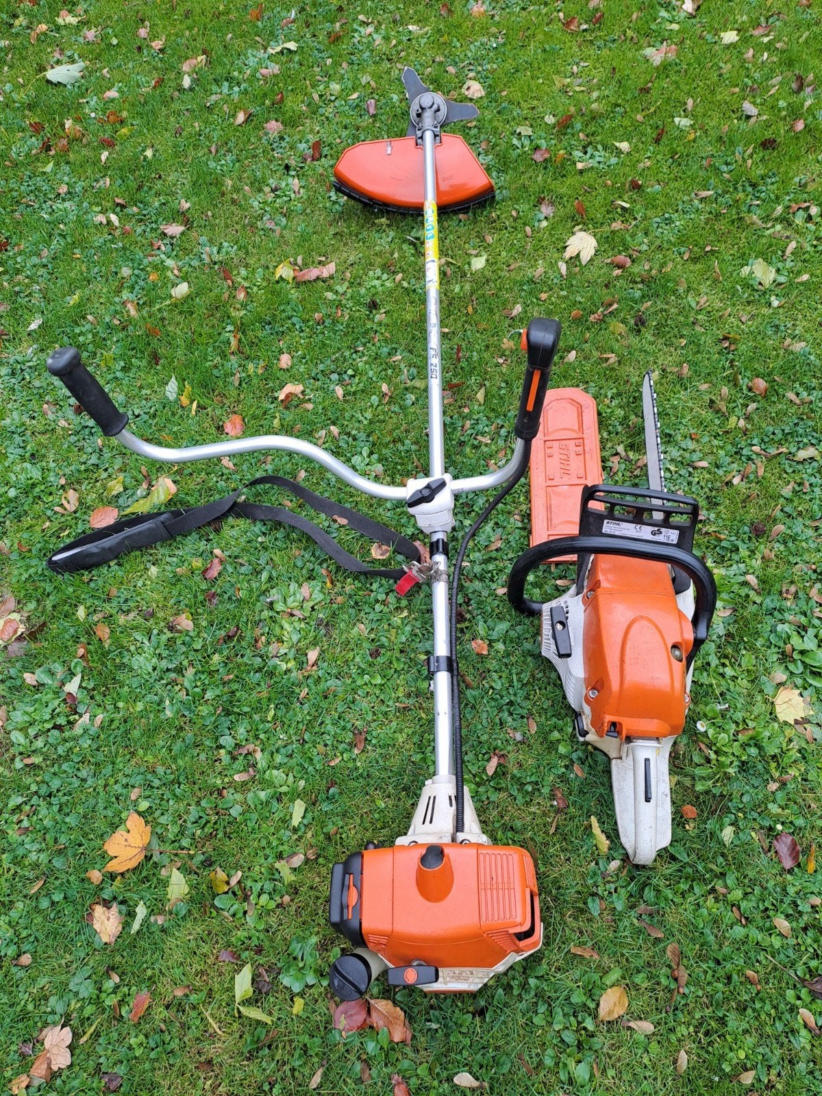 Sthil bosmaaier en kettingzaag, Tuin en Terras, Ophalen