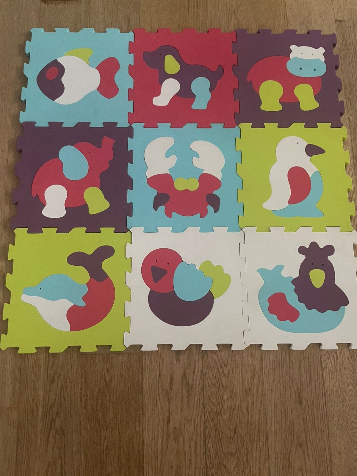 Tapis Puzzle éducatif - 9 pièces, Enfants & Bébés, Enlèvement, Comme neuf
