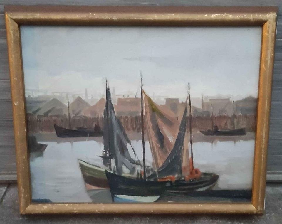 huile sur toile marine signe alsteen, Enlèvement ou Envoi