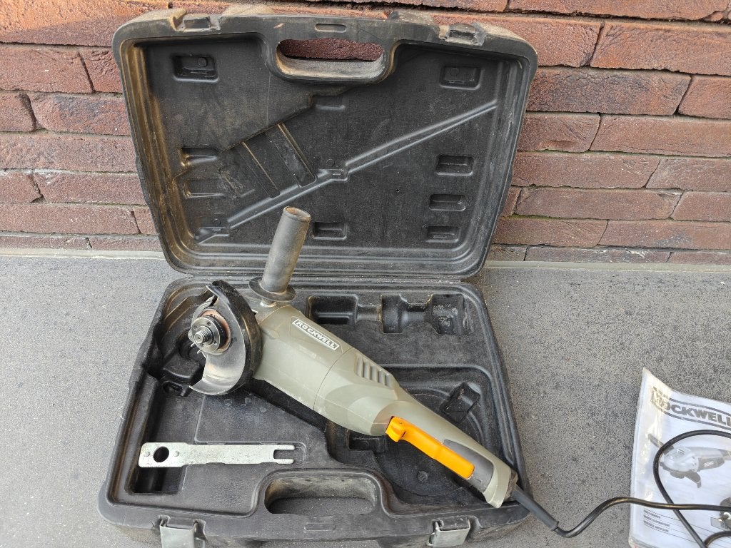 Slijpschijf Rockwell RD4771K 125mm, Ophalen, Gebruikt, 1000 watt of meer, Haakse handslijpmachine