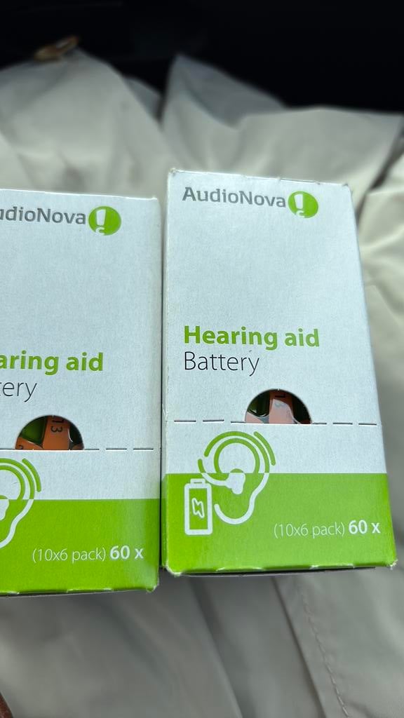 Audionova gehoorapparaat battery 13, Ophalen of Verzenden, Nieuw