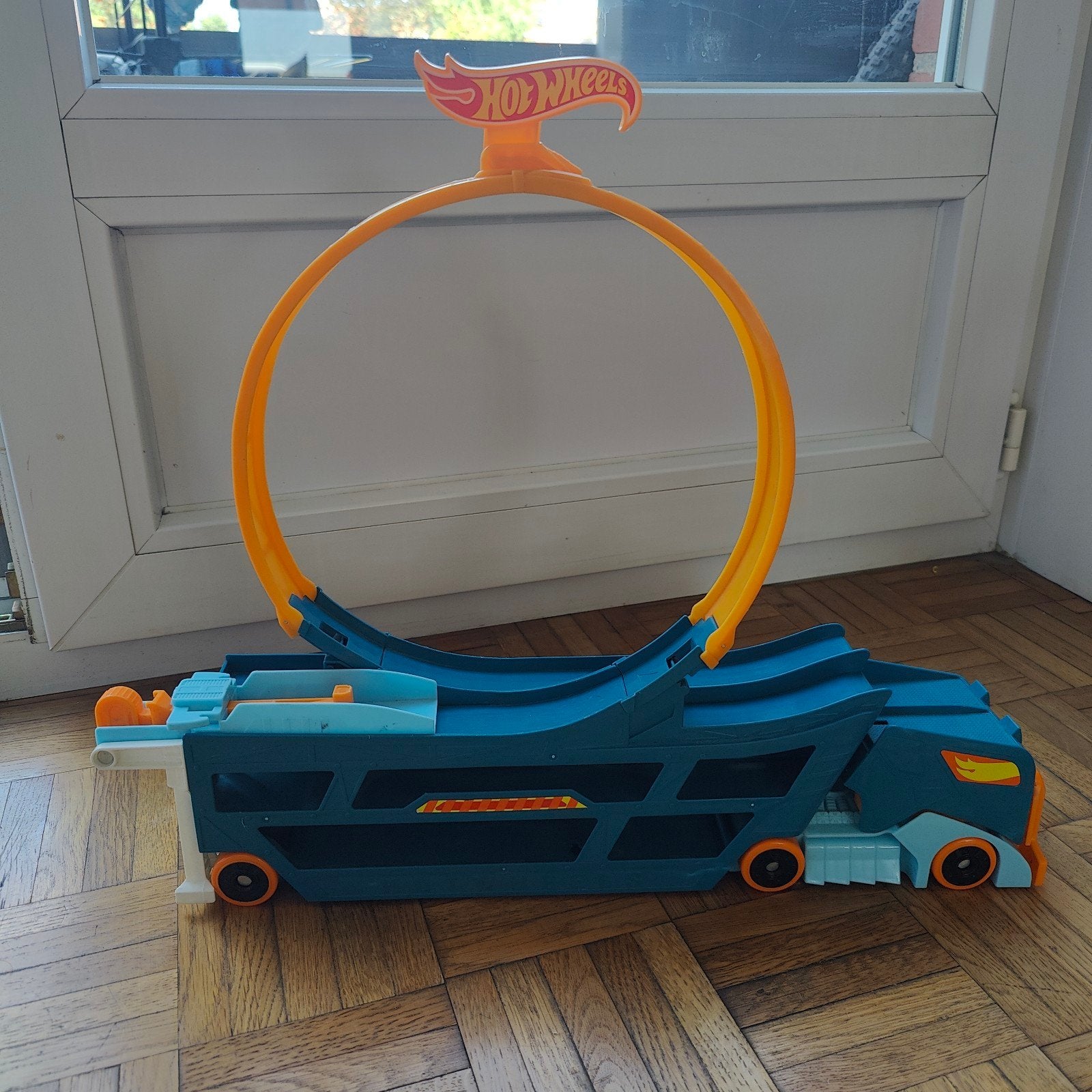 Hot Wheels Stunt & Go Truck, Ophalen, Hot Wheels, Handmatig, Met looping