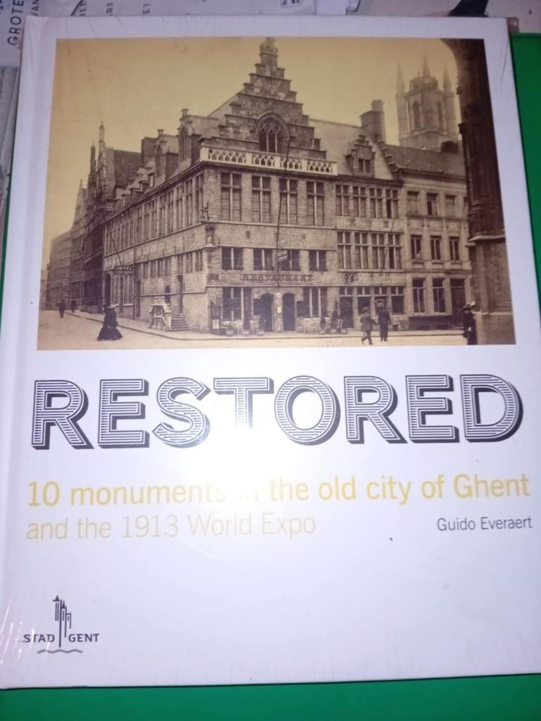 livre restauré à Gand, Enlèvement ou Envoi, Neuf, Autres sujets/thèmes, Guido everaert