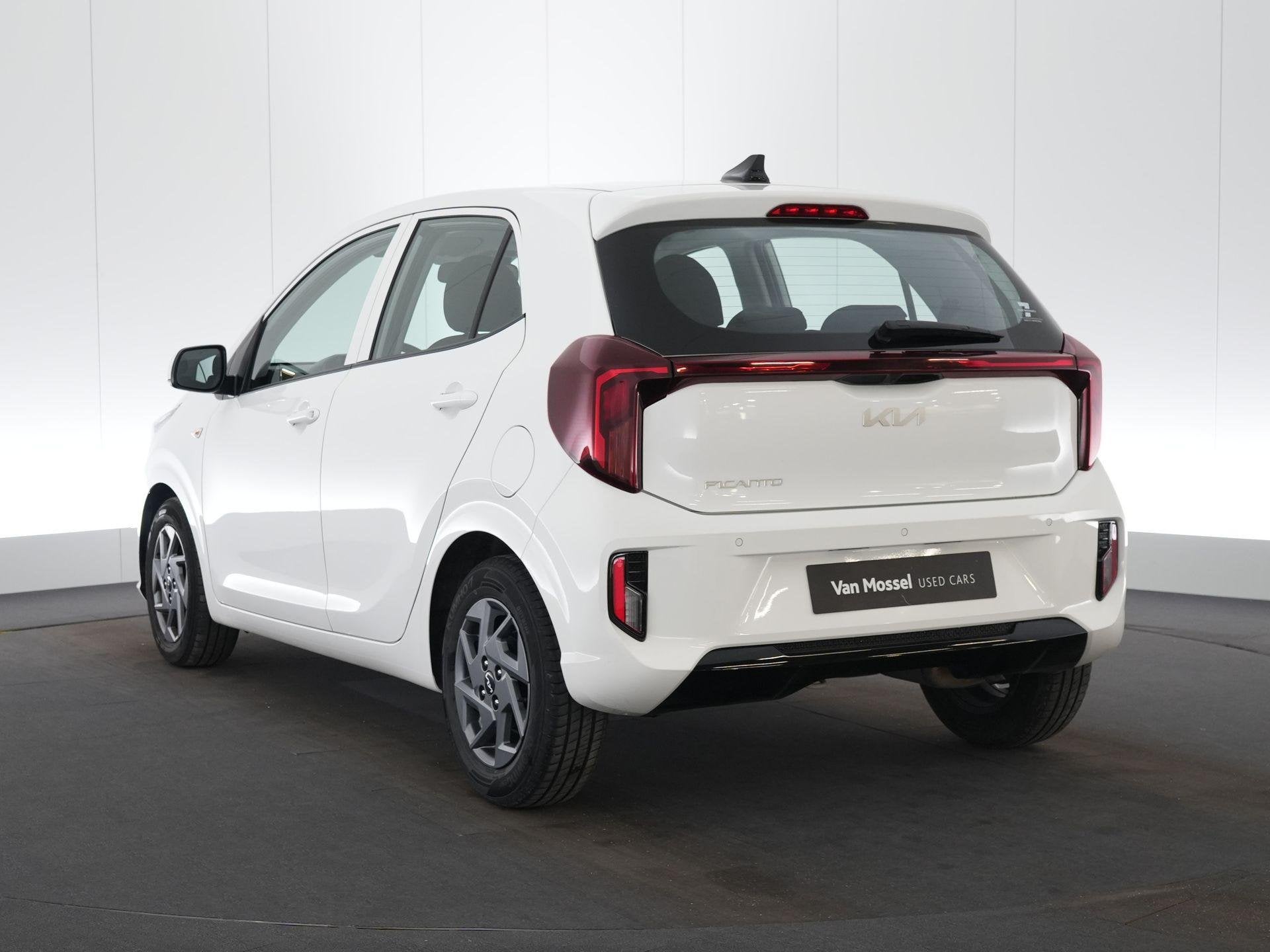Kia Picanto 1.0 MPI 63 Pulse AMT CAMERA/AIRCO, Auto's, Kia, Stof, Gebruikt, Zwart, 46 kW