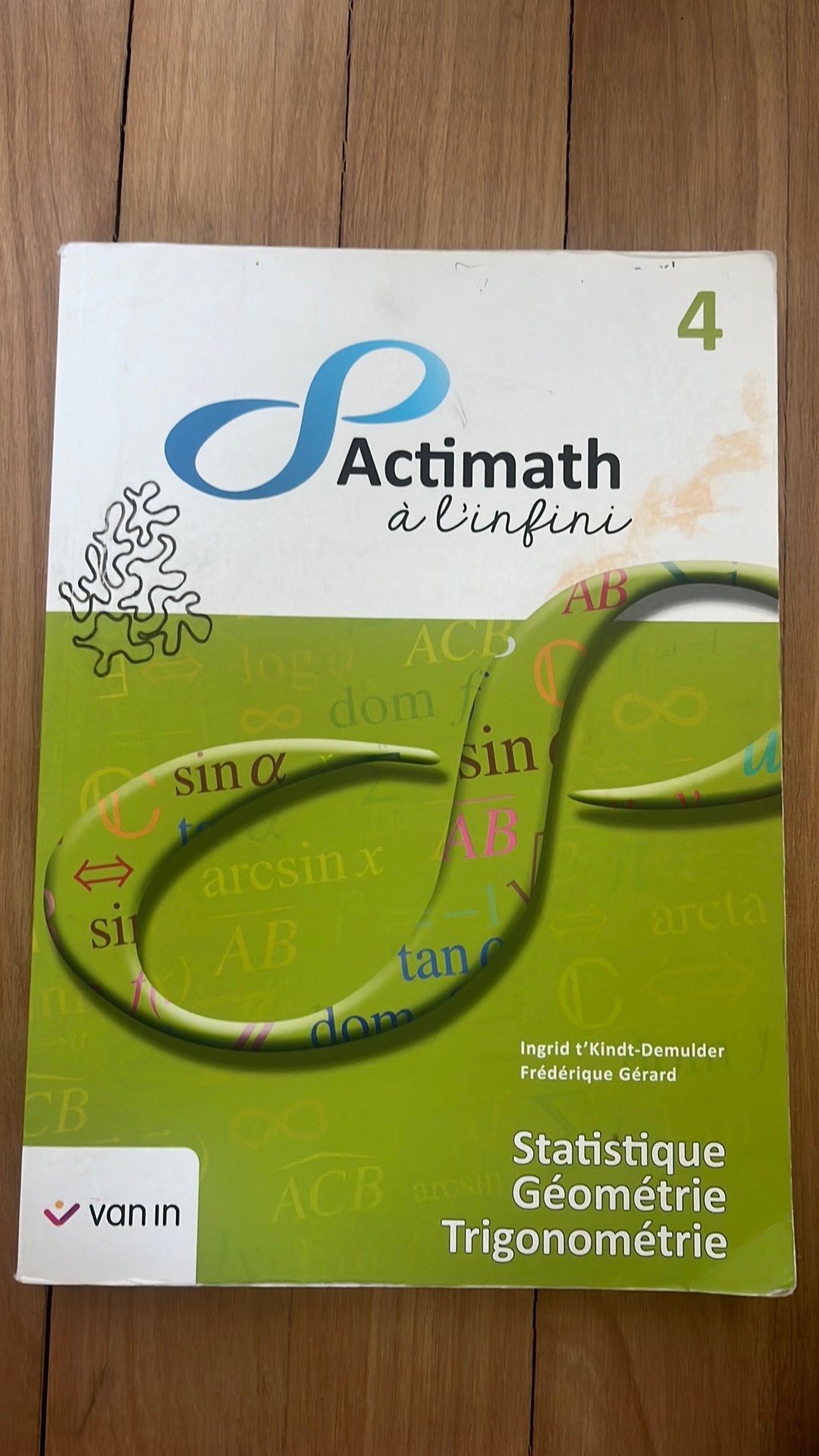 Manuel scolaire Maths Actimath 4, Enlèvement ou Envoi, Comme neuf, Secondaire