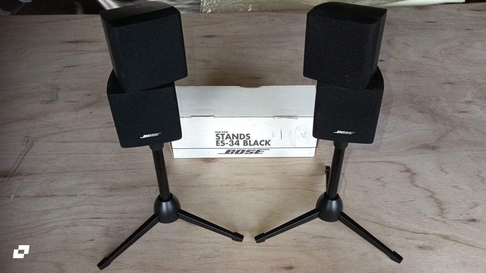 Set dubbele Bose cubes op stands, Audio, Tv en Foto, Luidsprekerboxen, Ophalen of Verzenden, Bose