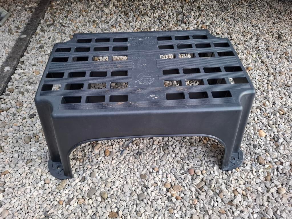 Opstap voor caravan, Ophalen