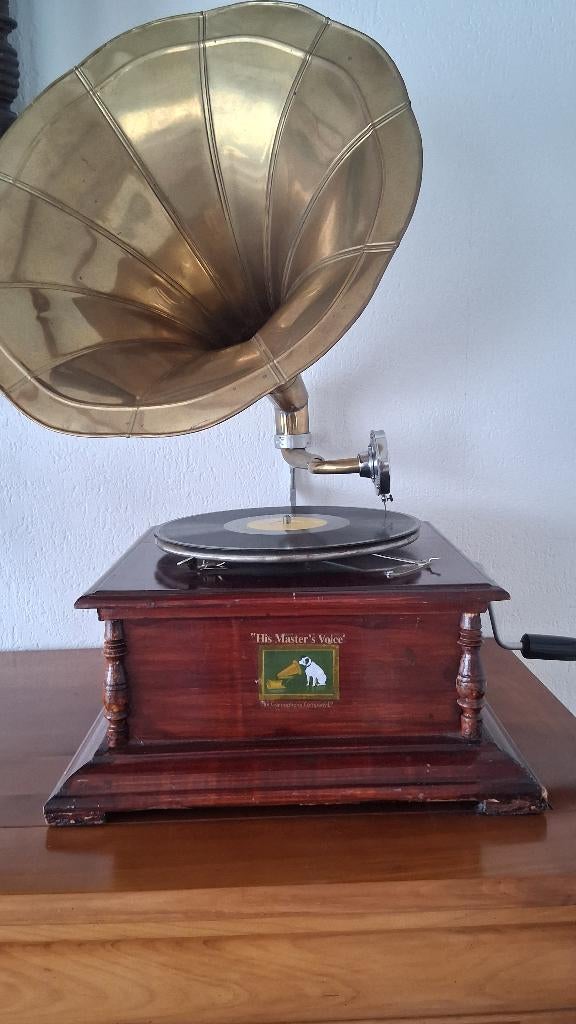 Grammafoon platenspeker, Ophalen