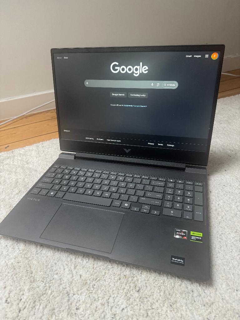 HP Victus 15 — Ryzen 7 7445HS/RTX 3050, Qwerty, 16 pouces, 4 Ghz ou plus, Enlèvement