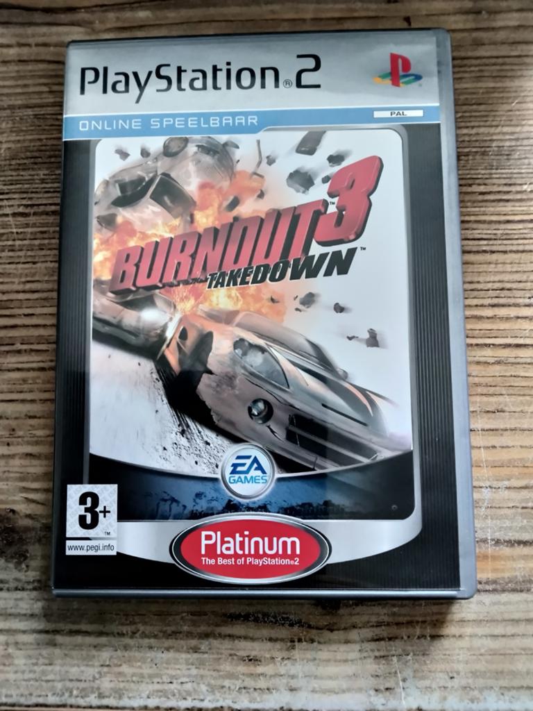 Burnout 3 Takedown pour PlayStation 2, 1 joueur, Comme neuf, À partir de 3 ans, Plateforme