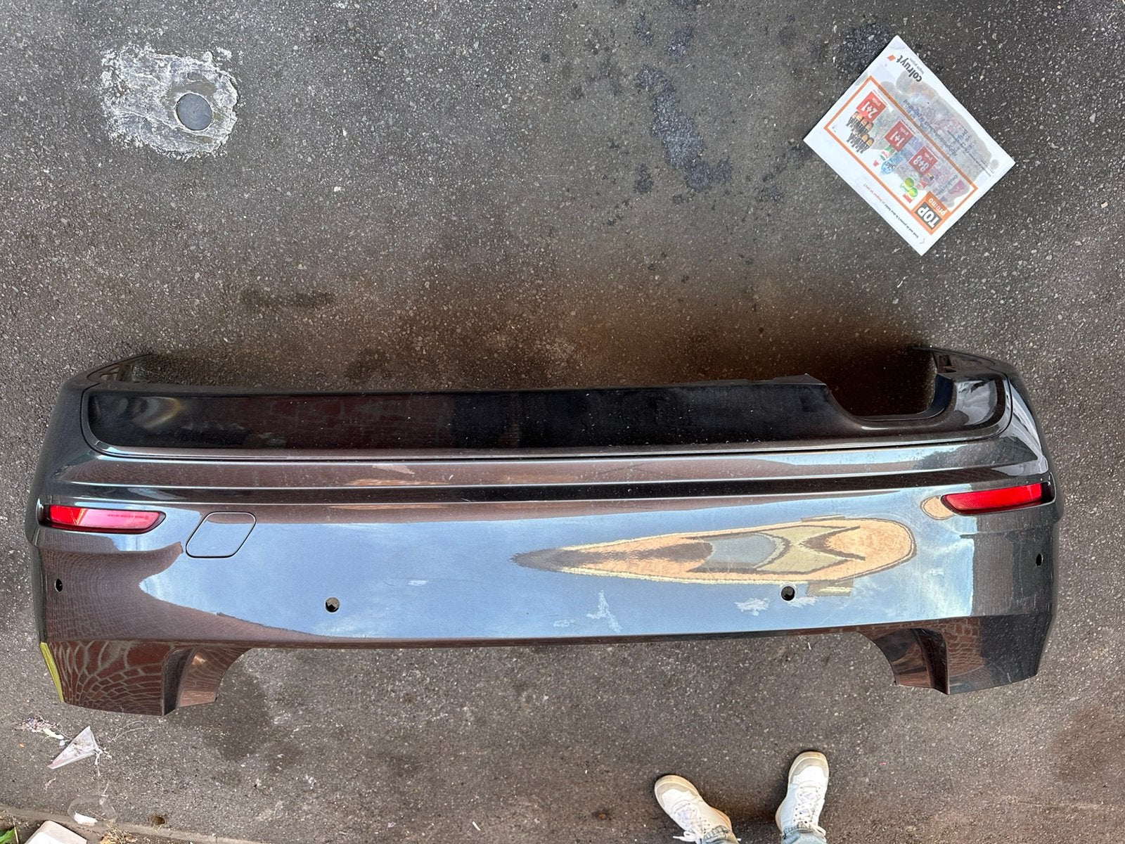Bmw f30 bumper+ drempels origineel bmw, Ophalen, Achter, BMW, Bumper
