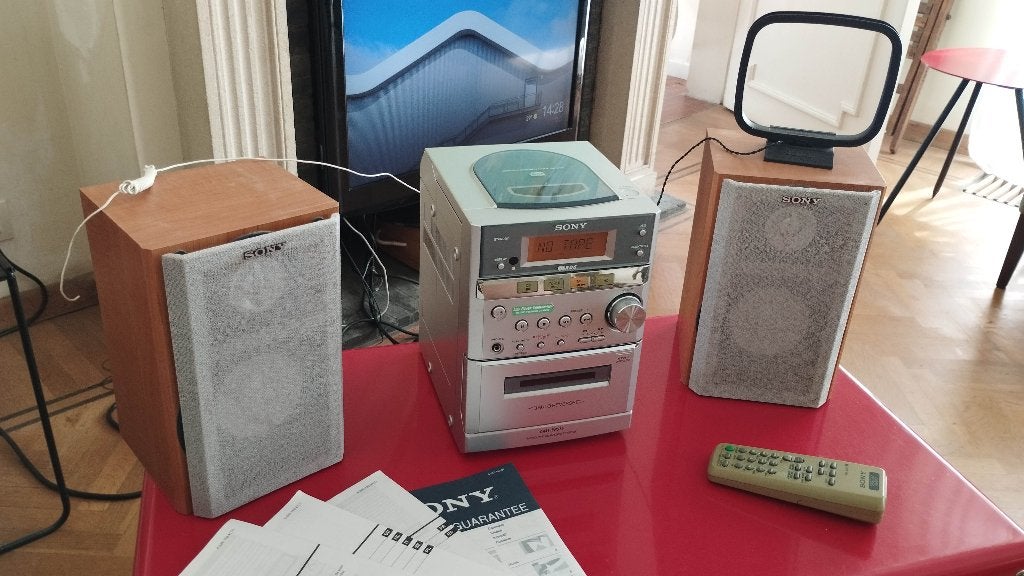 Mini Chaine HIFI Sony CMT-EP515 CD-Tuner-K7  EN PANNE, Lecteur CD, Enlèvement ou Envoi, Micro chaîne, Ne fonctionne pas