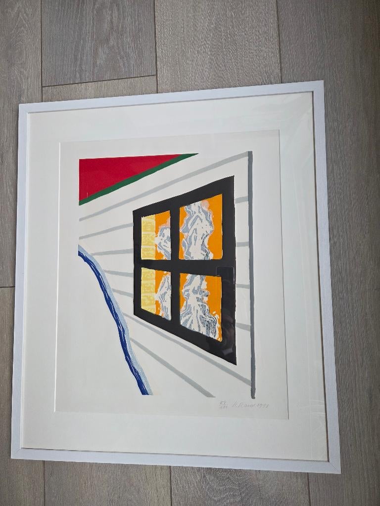 Roger Raveel - Venster in Tourves, Antiek en Kunst, Ophalen of Verzenden