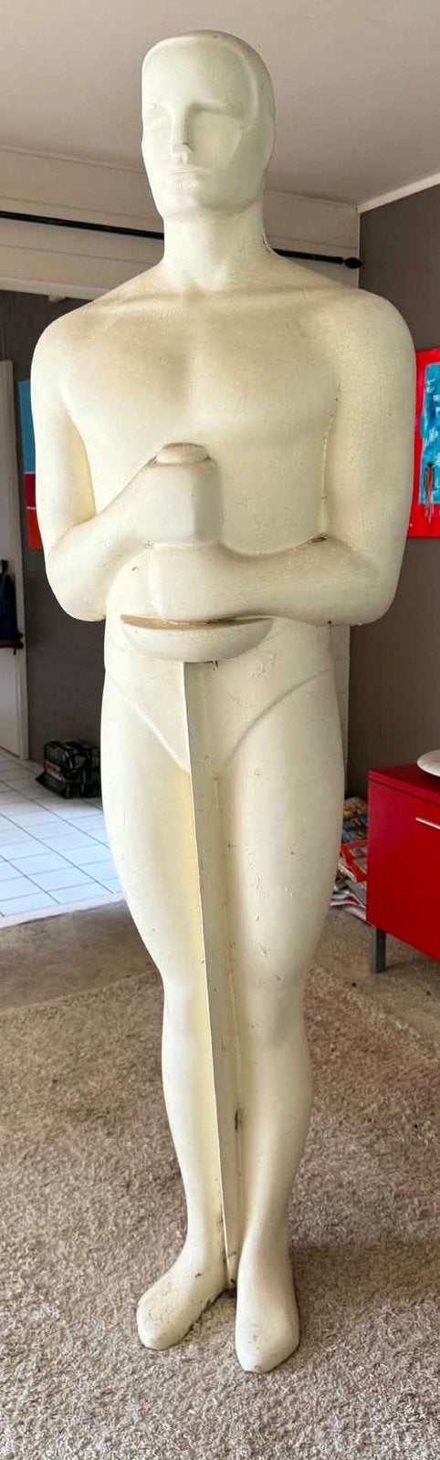 Levensgrote Oscar Cinema origineel zeldzaam beeld, Ophalen