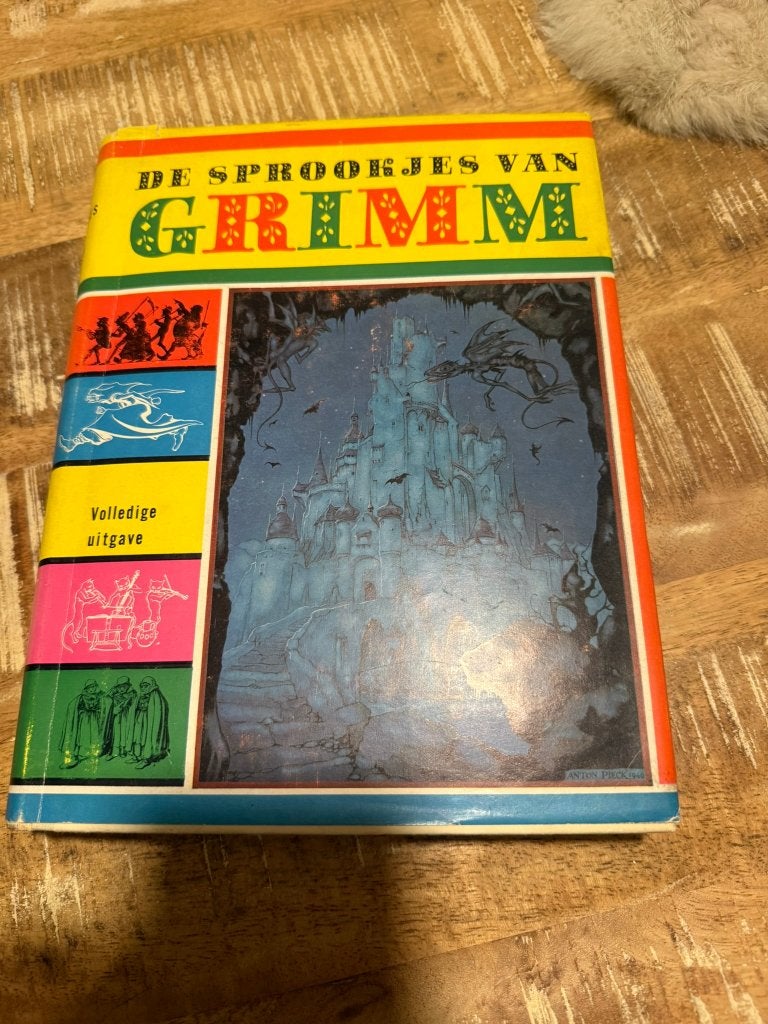 De sprookjes van Grimm, volledige uitgave 1959 met omslag, Boeken, Ophalen of Verzenden, Gelezen, Anton Pieck