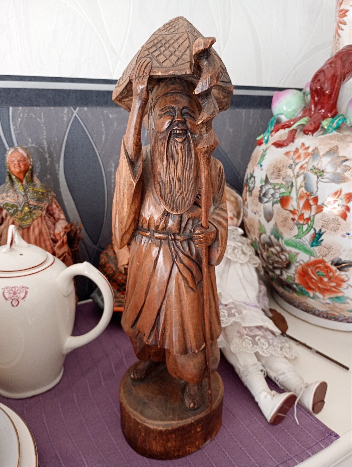 Statue en bois, Antiquités & Art, Enlèvement
