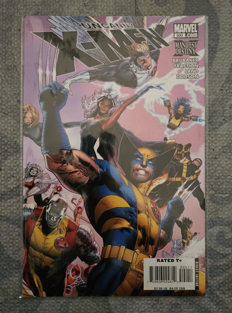 Uncanny X-Men (vol.1) #500 (2008), Eén comic, Amerika, Nieuw, Ophalen of Verzenden