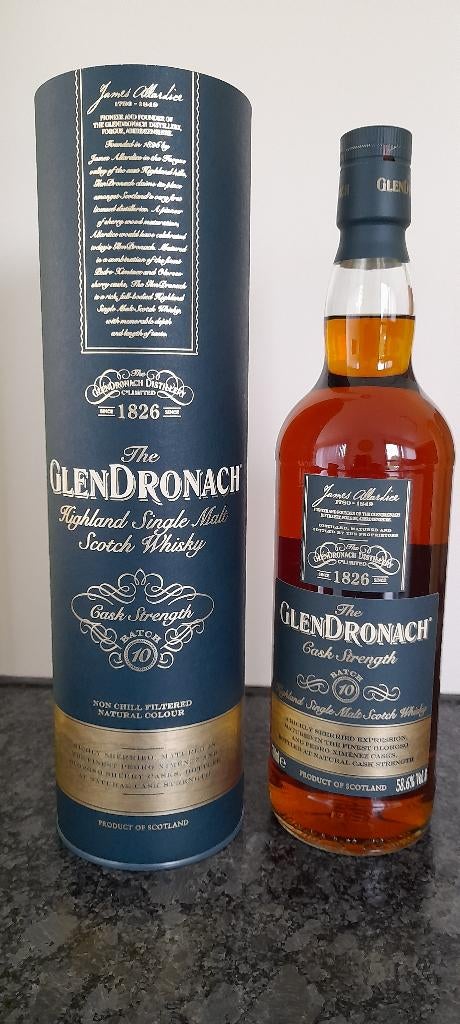 Glendronach Whisky Batch 10., Collections, Vins, Neuf, Autres types, Autres régions, Pleine, Enlèvement ou Envoi