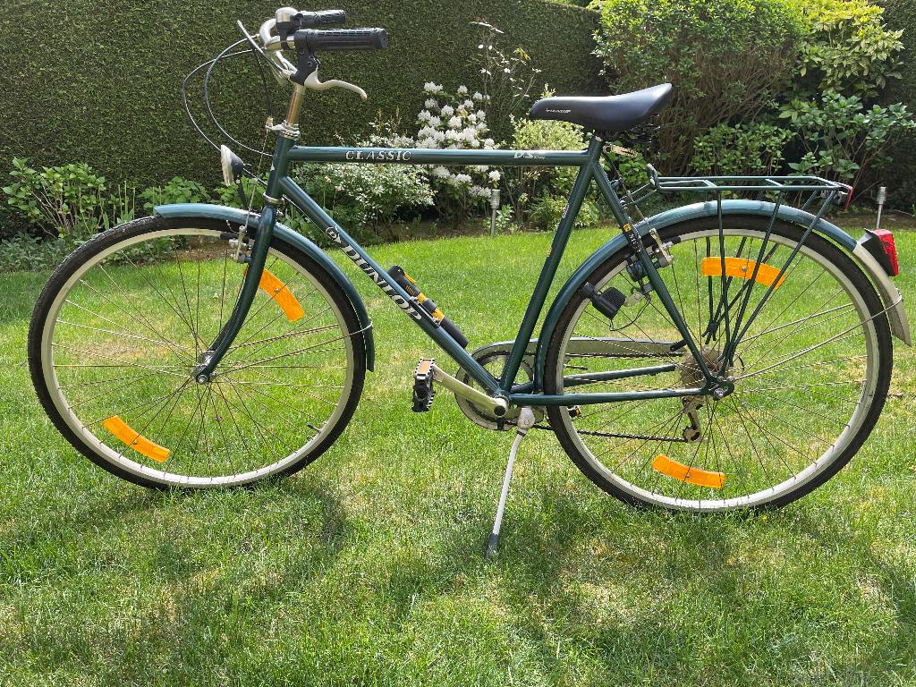 Dunlop Classic stadsfietsen + ABUS-helmen, Ophalen, Velgrem, Dunlop