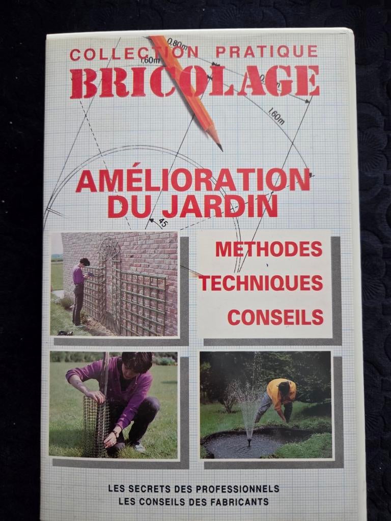 K7 VHS  bricolage amélioration  du jardin, Enlèvement ou Envoi, Utilisé, Documentaire