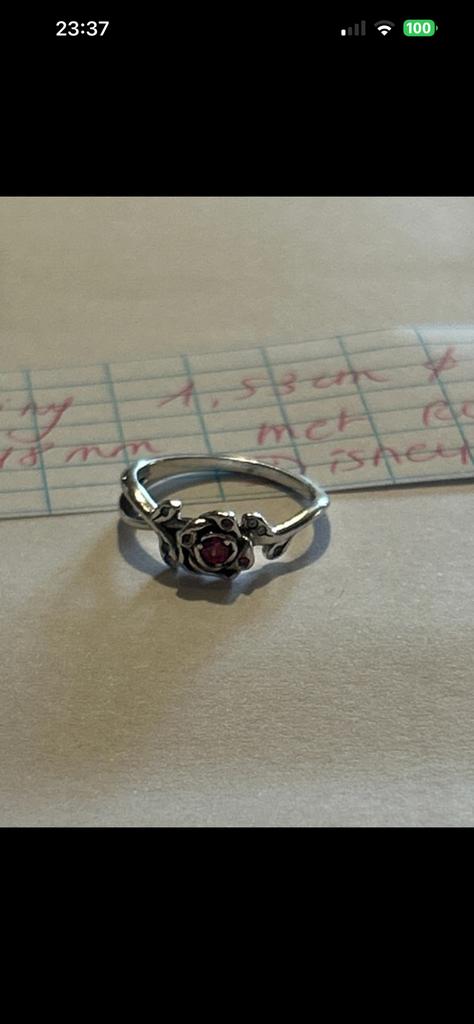 Pandora ring disney roos, Ophalen of Verzenden, Zo goed als nieuw, Dame, Zilver