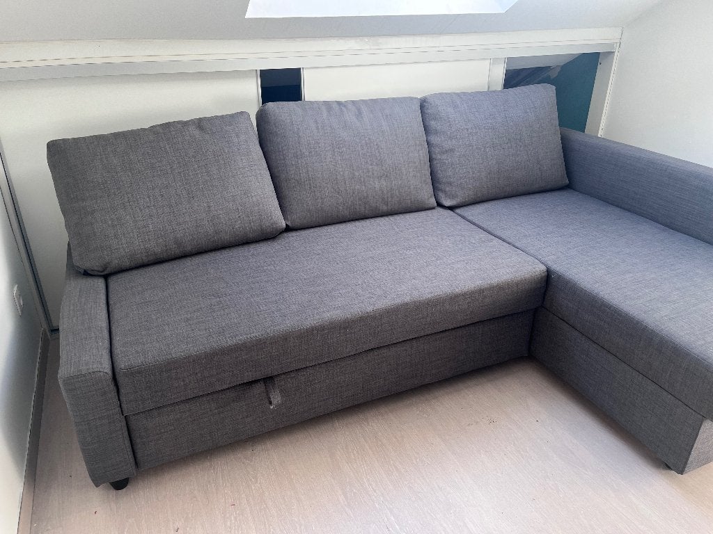 Slaapbank friheten IKEA, Trois personnes, 150 cm ou plus, Banc d'angle, 200 à 250 cm