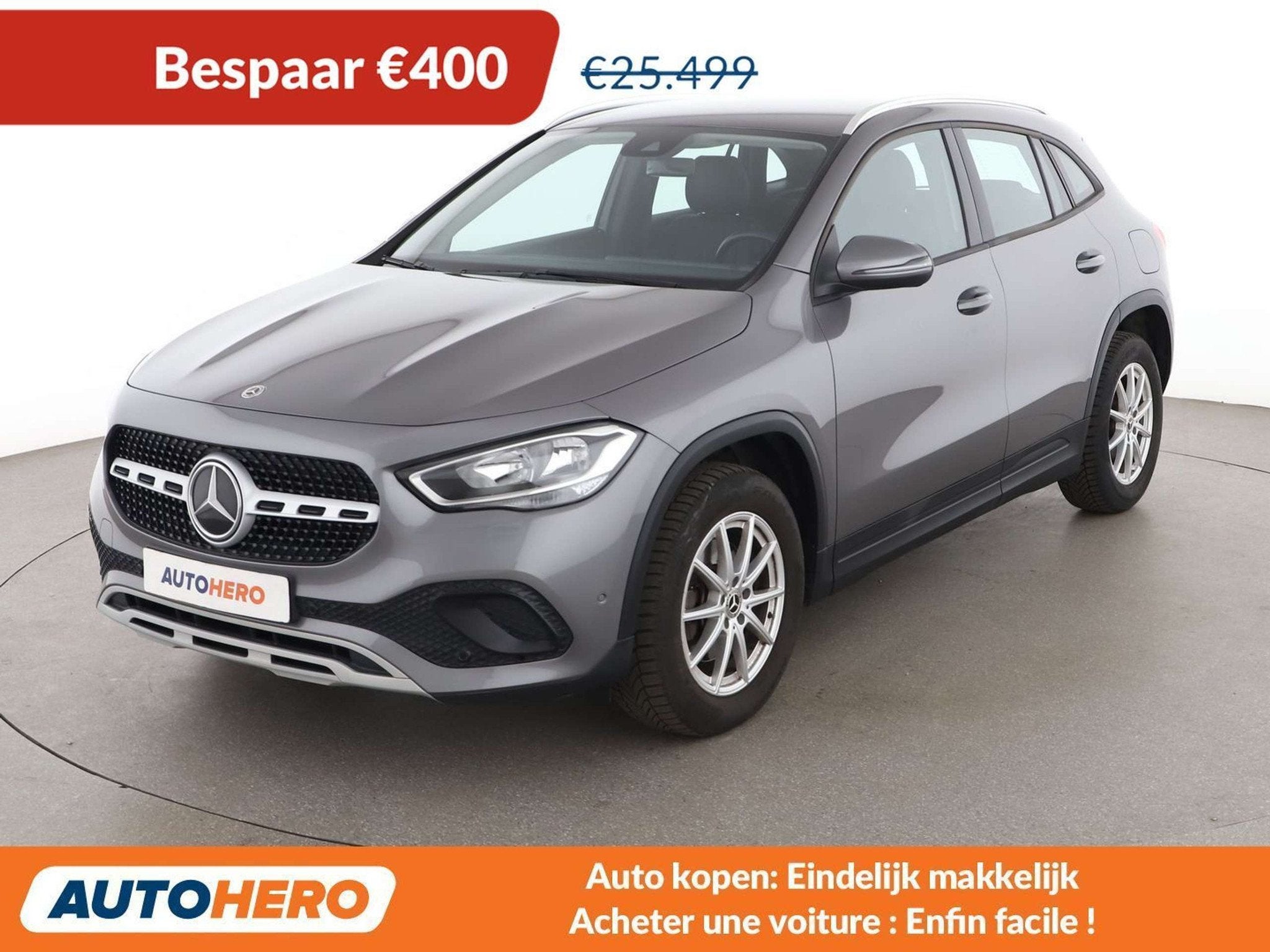 Mercedes-Benz GLA 180 GLA 180 d (automatique), Autos, Mercedes-Benz, Argent ou Gris, Achat, Euro 6, Noir